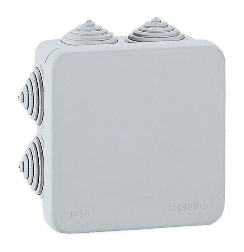 Plexo55 Коробка IP55 65х65х40 мм, 7 кабельных вводов