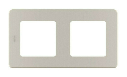 Рамка 2 поста Legrand INSPIRIA, шампань, 673948