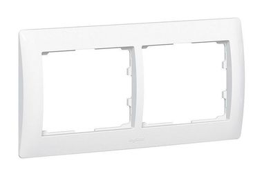 Рамка 2 поста GALEA LIFE, горизонтальная, белый