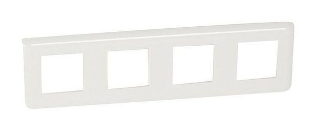 Рамка 4 поста MOSAIC, горизонтальная, белый