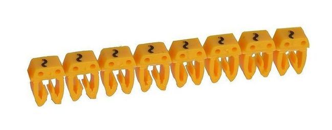 Маркер CAB 3 - условное обозначение - для кабеля 0,15-0,5мм² - переменный ток